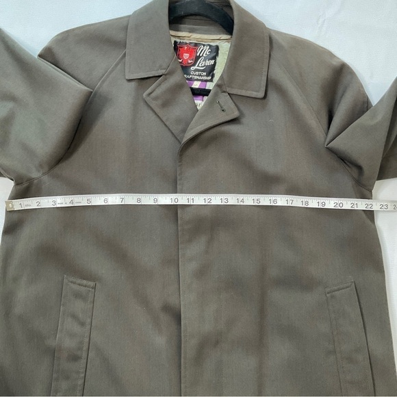 MCLaren Trench Coat Custom Craftmanship Velmar Fur Lining Option Made in England - Picture 12 of 15